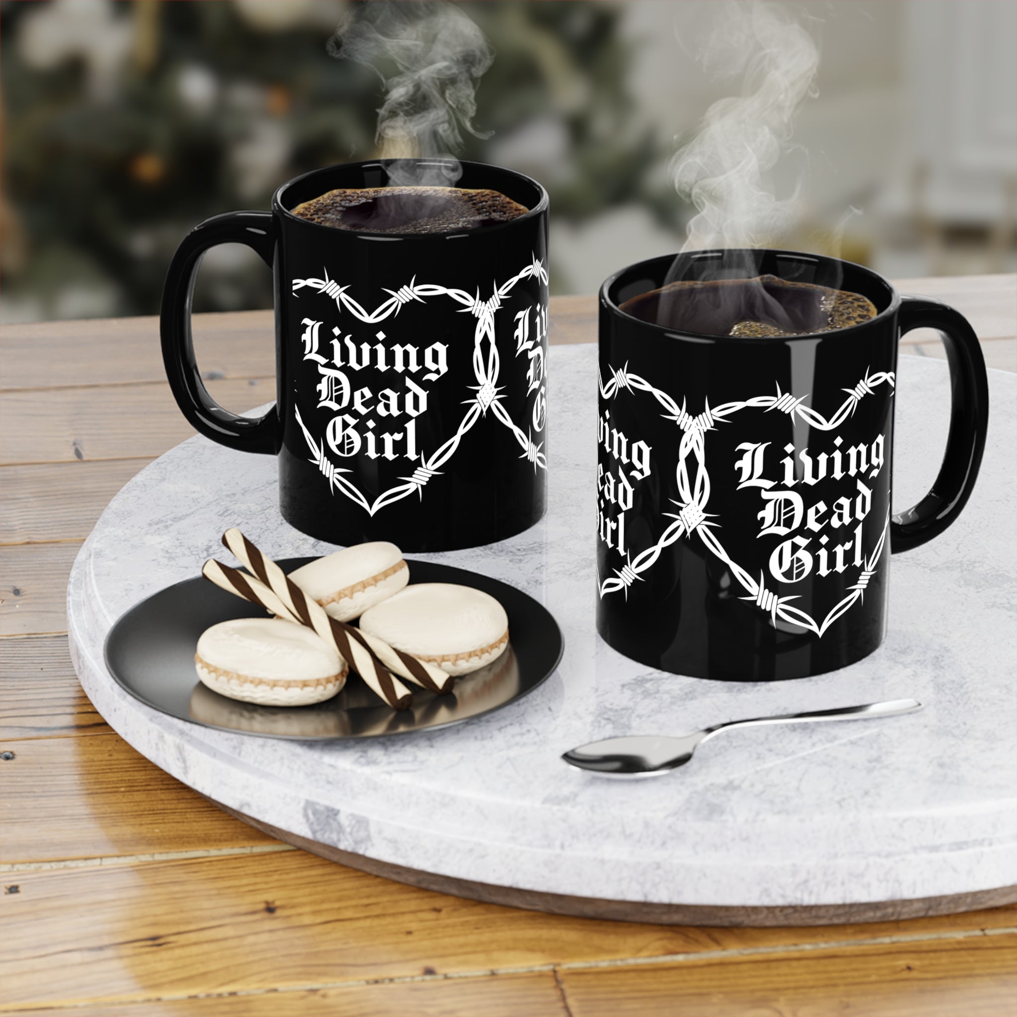 Living Dead Girl Black Coffee Mug 11oz