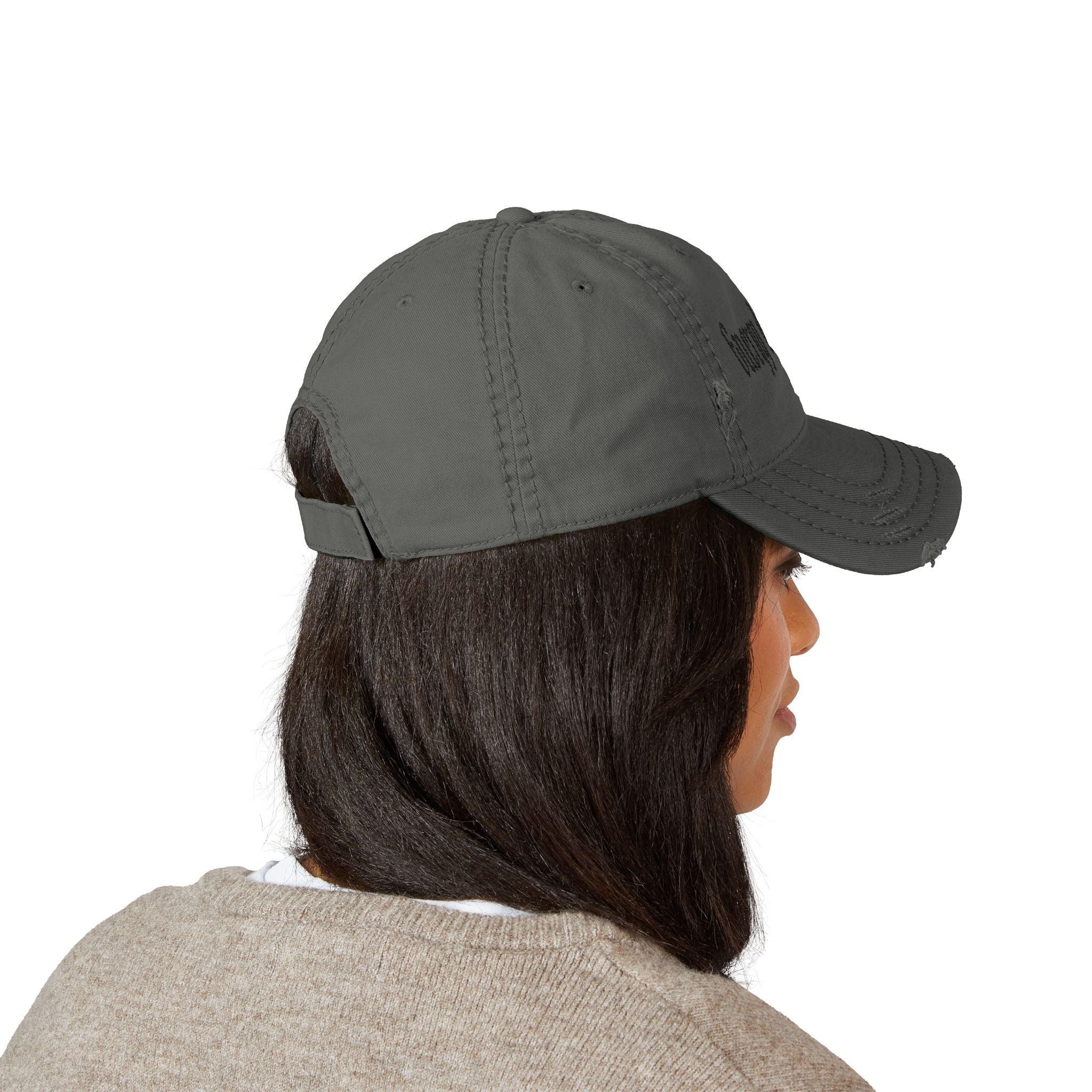 Distressed Embroidered "Energy Doesn’t Lie" Vintage Baseball Cap